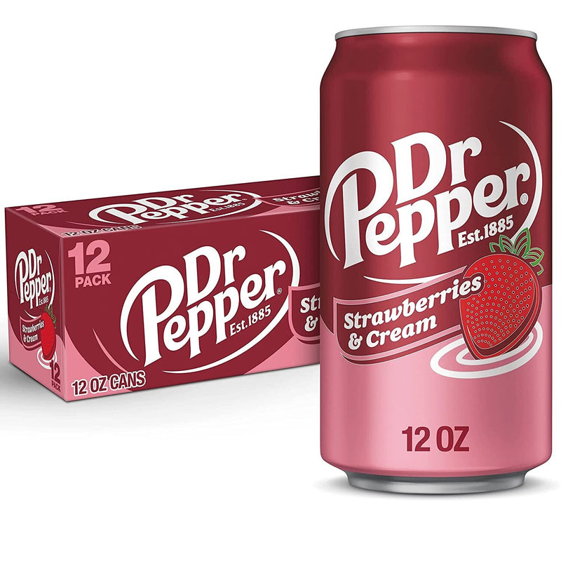DR PEPPER STRAWBERRIES AND CREAM 355ML
