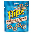 FLIPZ COOKIE & CREAM PRETZELS 90G