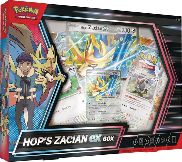 Pokémon TCG Hop's Zacian ex Box ANG