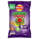 WALKERS MEGA MONSTER MUNCH PICKLED ONION SNACKS 6X22G