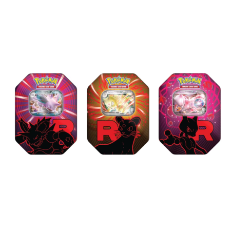 Pokemon Tin Box Team Rocket ( Aléatoire ) ENG