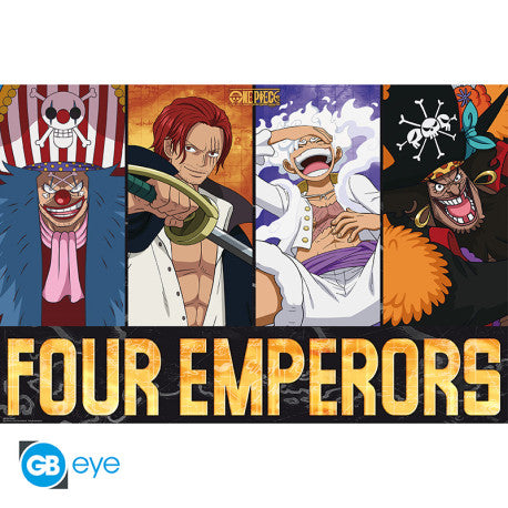 ONE PIECE - Poster Maxi 91,5x61 - Les Quatres Empereurs