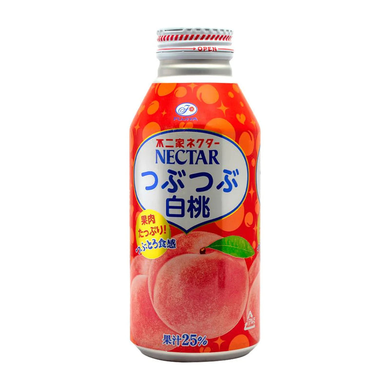 Fujiya Tsubu Tsubu White Peach Nectar 380 ml