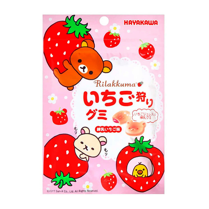Rilakkuma Strawberry Ichigo-Gari Gummy 40 g