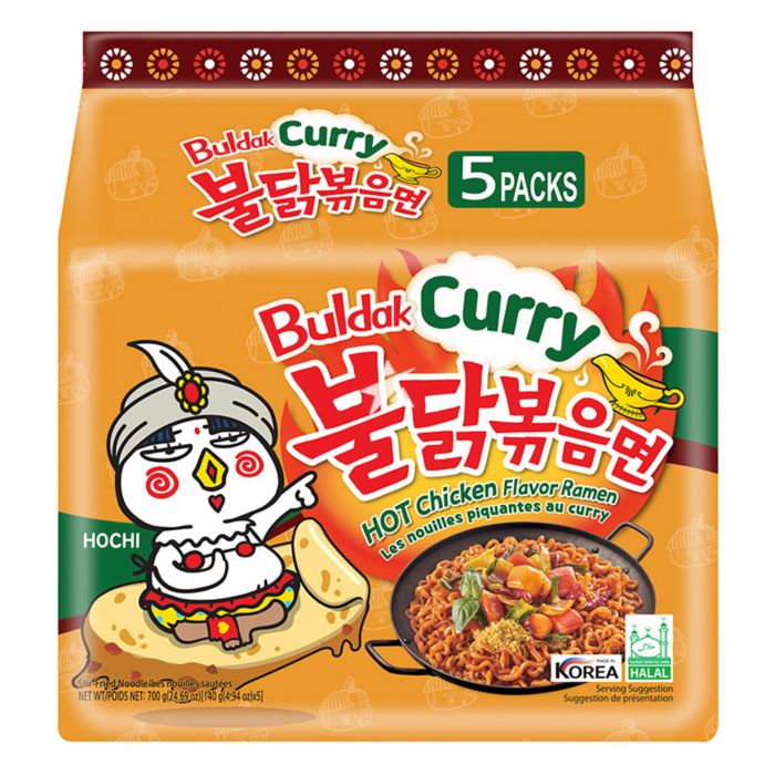 Samyang Ramen Hot Chicken Curry Pack De 5