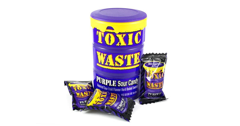 Toxic Waste Purple Sour Candy Drum 42 g