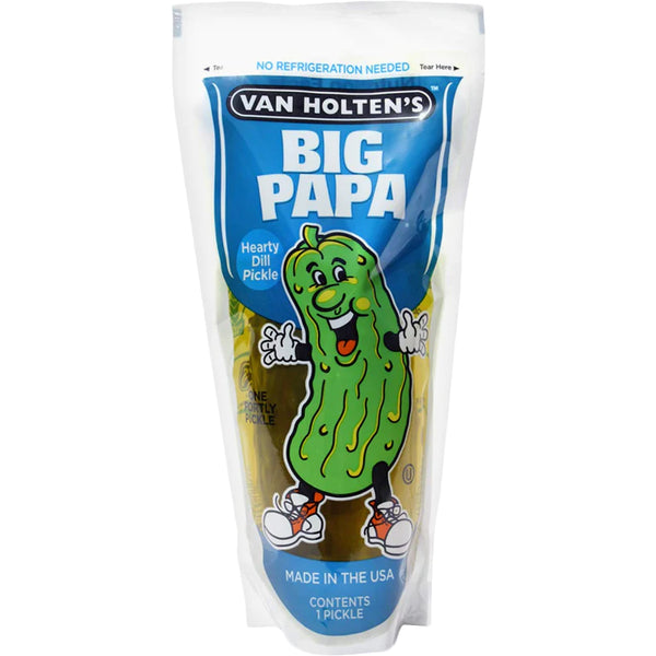 VAN HOLTEN'S BIG PAPA HEARTY DILL KING SIZE PICKLE 196 GR
