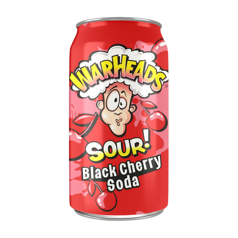 Warheads Black Cherry Sour Soda 355 ml