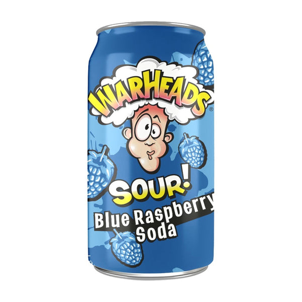 Warheads Sour Soda Blue Raspberry 355 ml