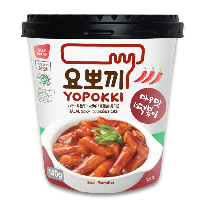 Yopokki - Nouille De Riz Épicés Et Pimenté Coréen 140 gr
