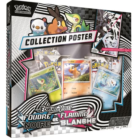 Pokmon  Collection poster  EV 10.5 Foudre Noire et Flamme Blanche  FR