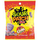 SOUR PATCH KIDS CRUSH FRUIT MIX PEG BAG 141G