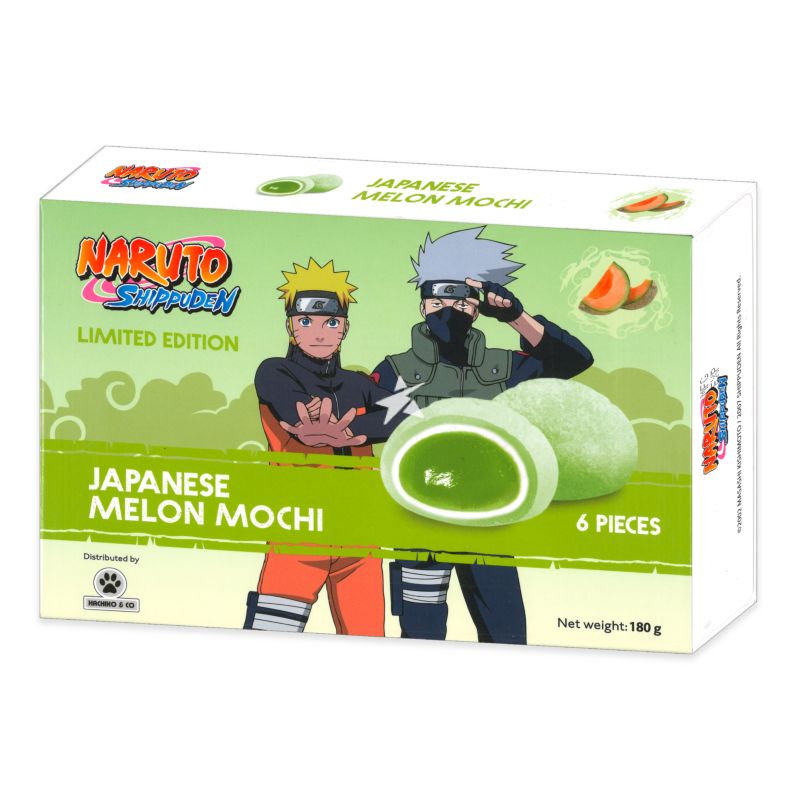 Naruto Japanese Melon Mochi Limited Edition 180 g 6 pcs