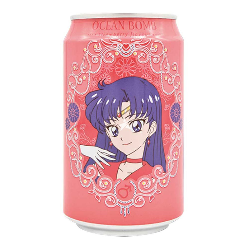Ocean Bomb & Sailor Moon Strawberry Flavour Sparkling Water 330 ml