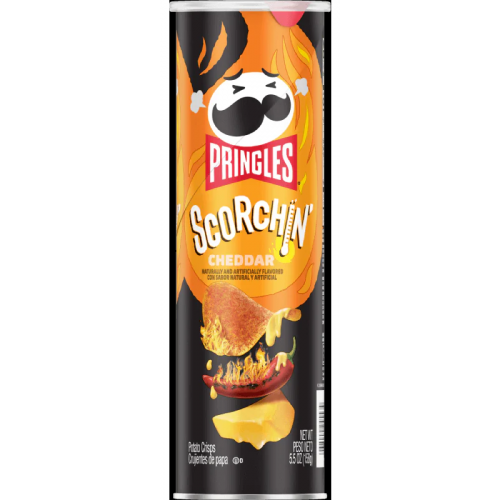 Pringles Scorchin Cheddar 156 g
