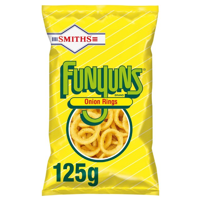 Smiths Funyuns Sharing Onion Rings Snacks 125 g
