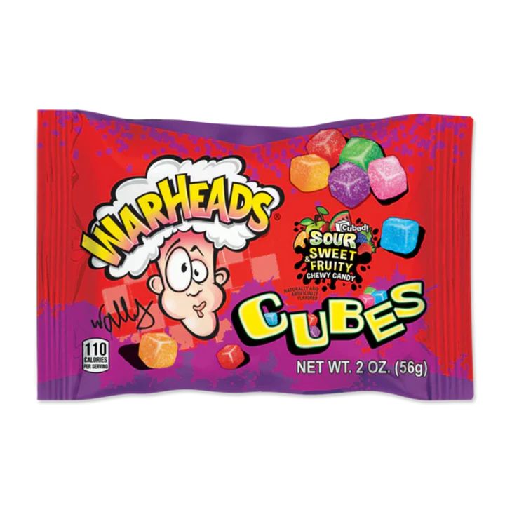 Warheads Sour Chewy Cubes 56 gr